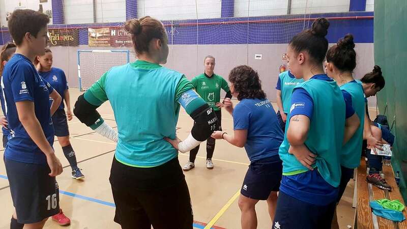 Imagen del partido disputado el pasado sábado por el Preconte Telde ante el Alcorcón (Foto TA)